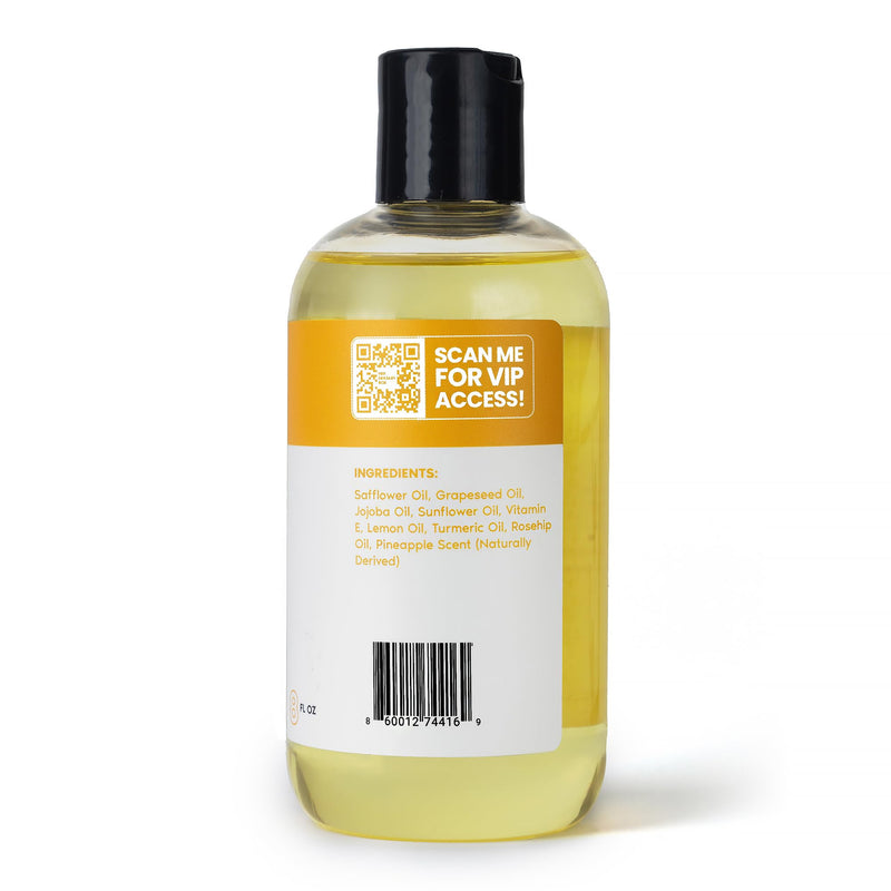 Her Fantasy Box | Body Splash Hydrating Body Oil (Pineapple Creme) - Moisturizing, Non-Greasy Formula for Soft, Smooth Skin - All-Natural, Lightweight & Nourishing (Pack of 2) Pineapple Creme 8 Fl Oz (Pack of 2)