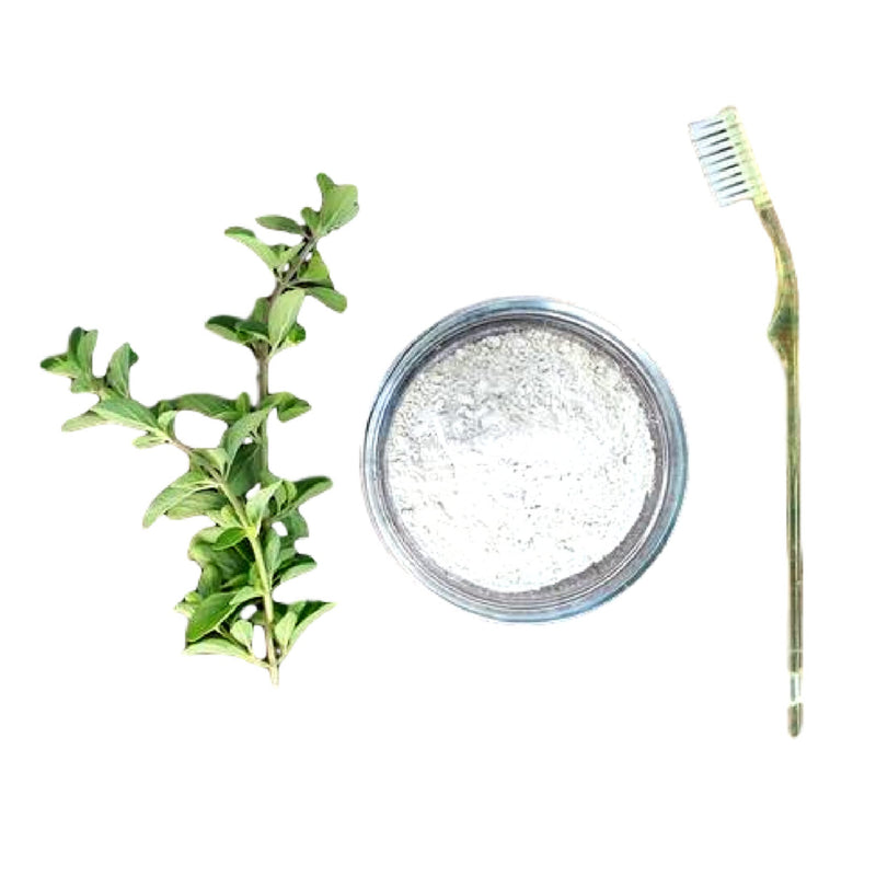 Tooth Powder with Mint and Myrrh Gum | Natural Toothpaste | Fluoride Free | Whitening | Polishing | Valhalla Spa Organics 1.5 oz (2 Pack)