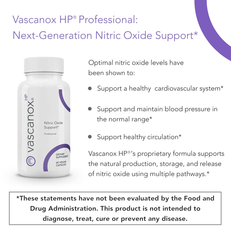 [Australia] - Vascanox HP - Next Generation Nitric Oxide Support - Up to 24 Hours on Single dose*+ 