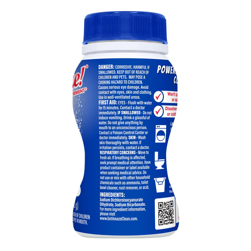 [Australia] - AMAZE Ultra Concentrated Bleach Tablets [32 tablets] - Original Scent - for Laundry, Toilet, and Multipurpose Home Cleaning. No Splash Liquid Bleach Alternative 