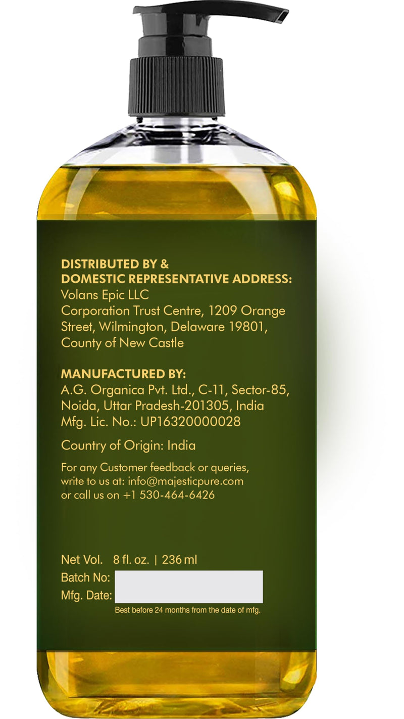 [Australia] - MAJESTIC PURE Arnica Sore Muscle Massage Oil for Massage Therapy - Natural Oil with Lavender and Chamomile Essential Oils - Multipurpose Instant Absorption Full Body Massage Oil - 8 fl. oz 