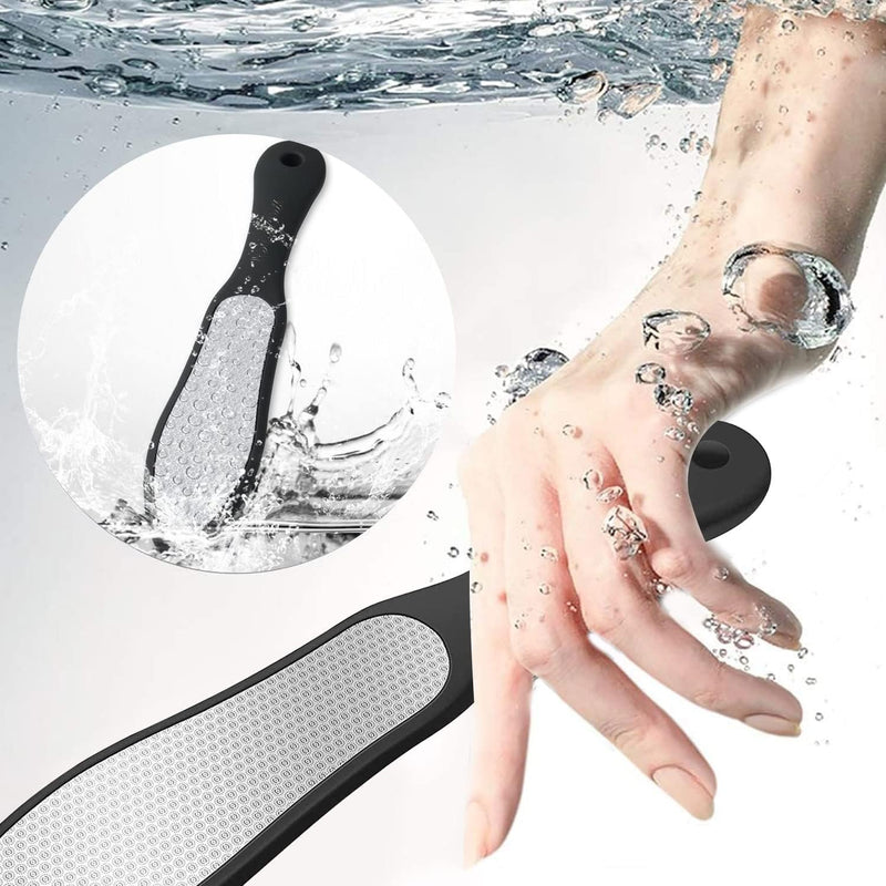 [Australia] - Callus planer foot care, callus file, callus rasp, callus removal foot, callus remover, removes dead and shriveled skin calluses, for pedicure and foot care, double-sided 