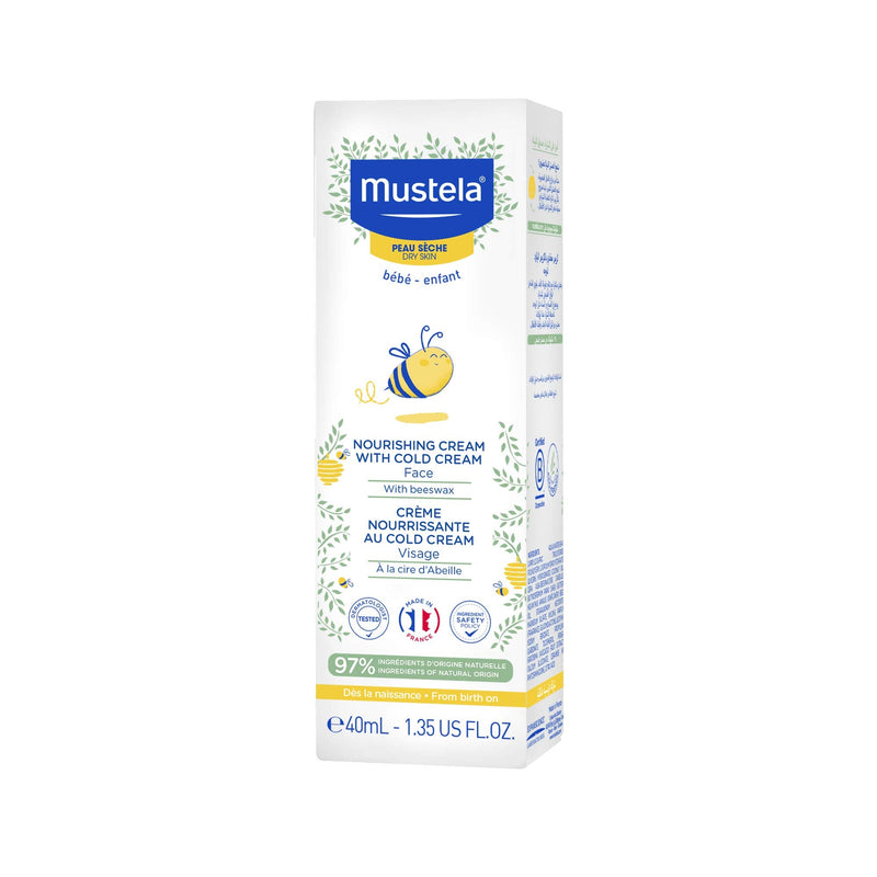 [Australia] - Mustela Bébé Dry Skin Nourishing Cream Cold Cream, 40 ml 