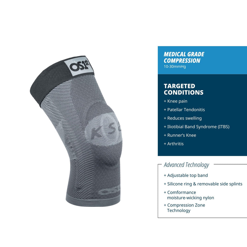 OS1st Patellar Stabilizing Adjustable Performance Knee Brace KS8 for Knee Pain & Injuries, Post Surgery, and Tendon Tears X-Large