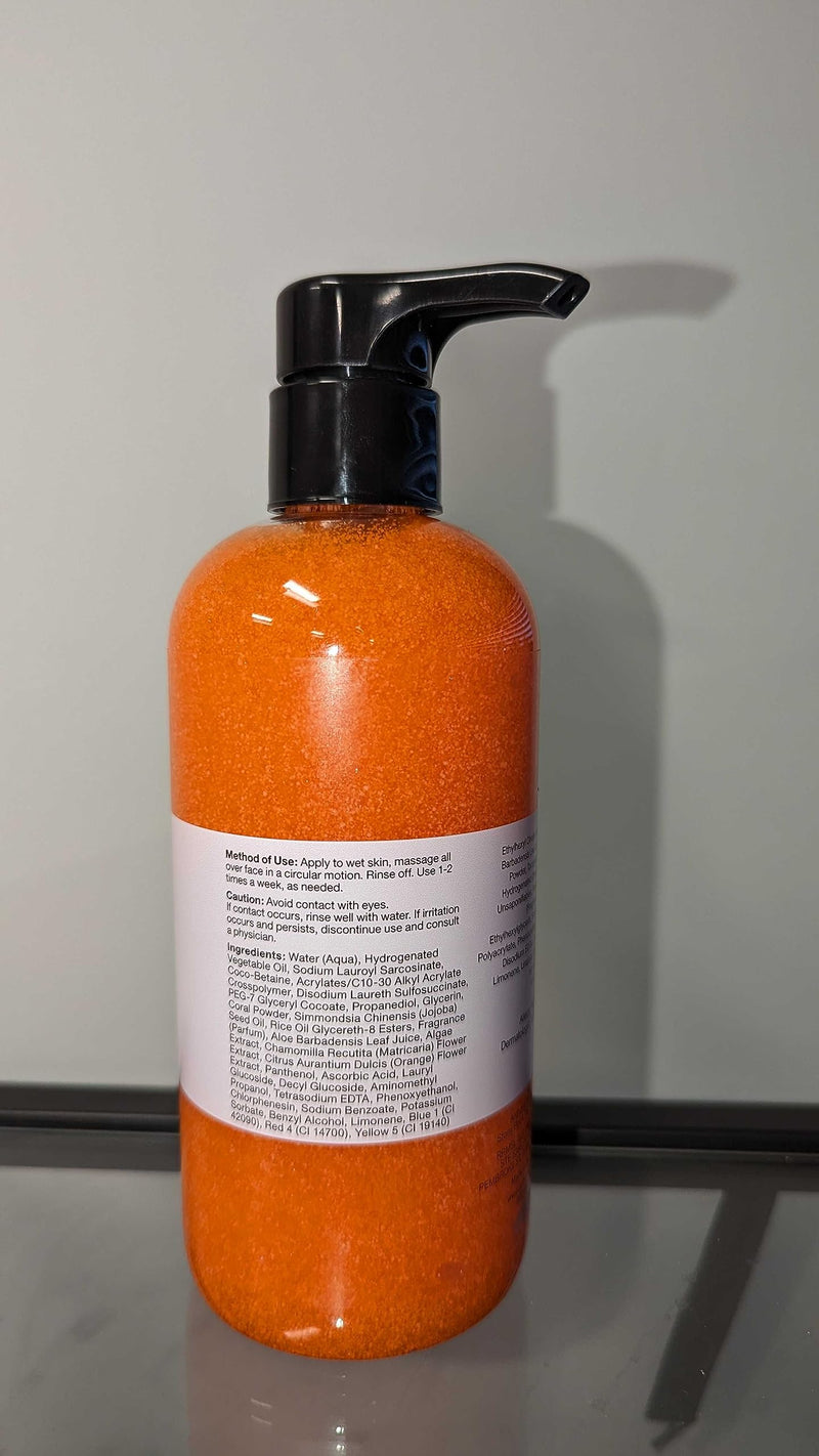 Anthony Facial Scrub, 16 Fl Oz | Exfoliating scrub with aloe, sand, algae, chamomile and vitamin C removes dead skin cells and refreshes skin. 16 Fl Oz (Pack of 1)