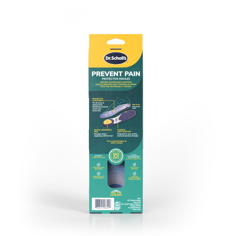 [Australia] - Dr. Scholl’s Prevent Pain Insoles for Women, Size 6-10, 1 Pair: The Only Proven Insole to Prevent Lower Body Pain - Arch Support Shoe Inserts for Women, Protect Against Lower Back, Knee and Foot Pain Shoe Insert Prevent Pain Women's 