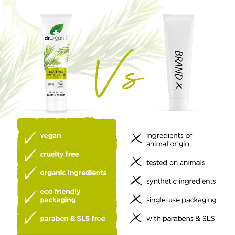 Dr.organic Tea Tree Toothpaste 100ml