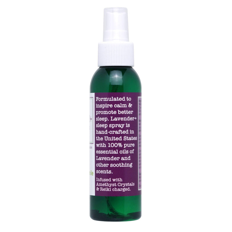 Lavender Sleep Spray for Pillows, Linens & Pajamas – Natural Calming Lavender & Vanilla Aromatherapy Mist with Amethyst & Reiki Energy. Deep Sleep + Bedtime Relaxation for Adults & Kids. 4 Ounce (2) Vanilla (2 Pack)