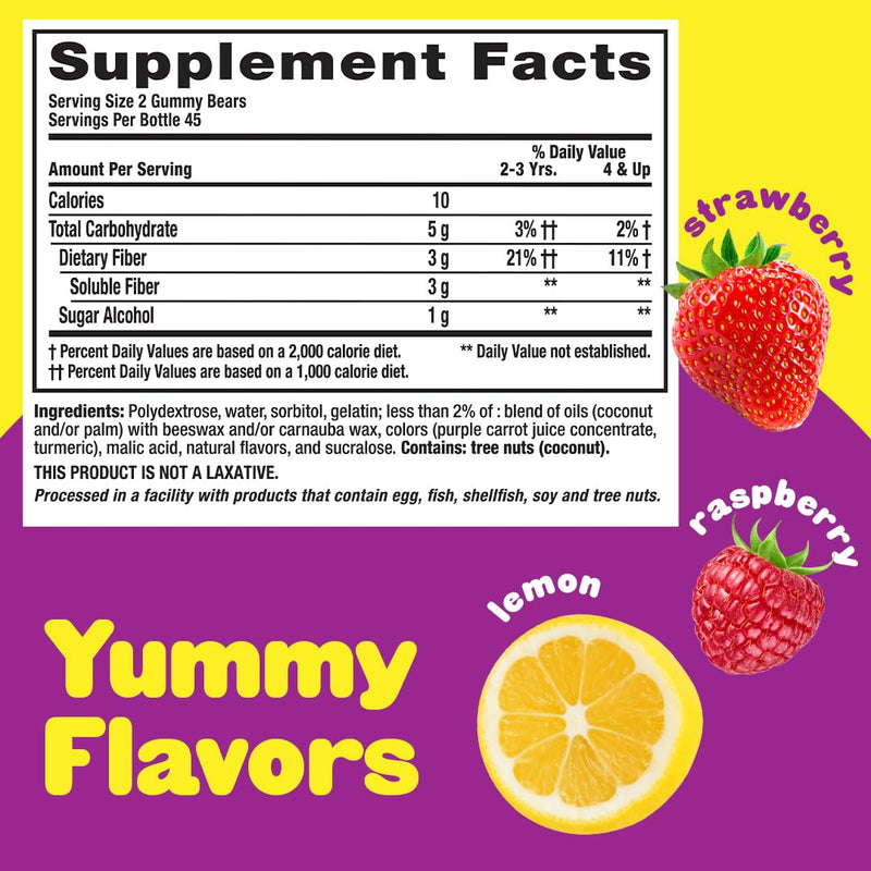 L’il Critters Fiber Daily Gummy Supplement for Kids, for Digestive Support, Berry & Dulcolax Kids Soft Chews Saline Laxative Watermelon Gentle Constipation Relief, Magnesium