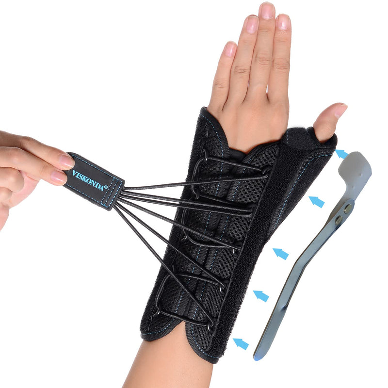 Wrist Brace with Thumb Spica Splint Support for De Quervain's Tenosynovitis,Carpal Tunnel Syndrome,Arthritis,Wrist ganglion cyst,Sprains&Forearm Support Cast(Left Hand,Small) Small Left Hand
