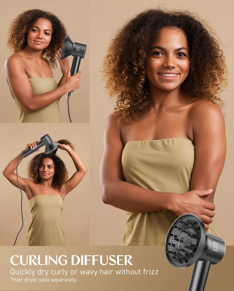 [Australia] - FanttikSolo H101 Hair Dryer Diffuser, Compatible with SonicDry H10 APEX Hair Dryer Only, Styling Tool for Wavy, Curly Hair 