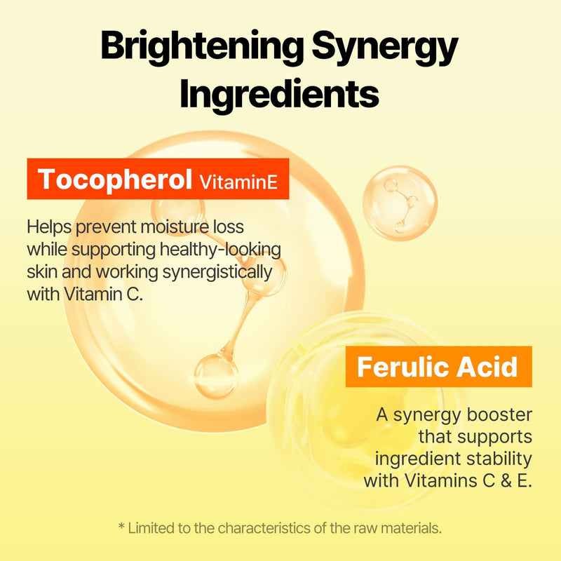 COSNORI Origin Vitamin C 25% Tone-Up Ampoule | High-Potency Vitamin C Serum for Dark Spots & Even Skin Tone, Intensive Night Serum for Firm & Smooth-Looking Skin, Low Irritation, Korean Skin Care Unscented COSNORI Origin Vitamin C 25% Tone-Up Ampoule