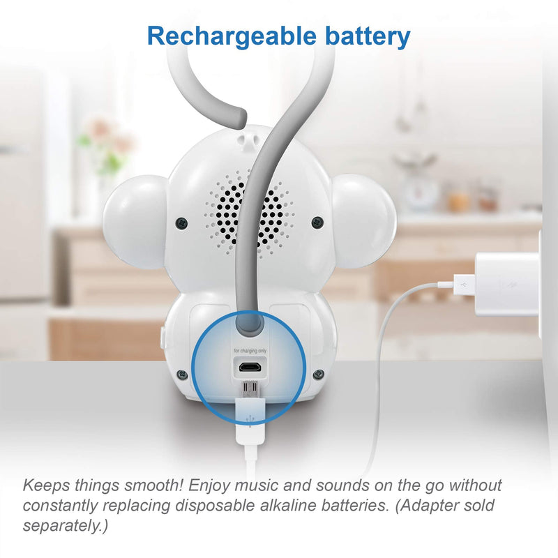 [Australia] - VTech BC8211 Myla The Monkey Baby Sleep Soother with a White Noise Sound Machine Featuring 5 Soft Ambient Sounds, 5 Calming Melodies & Soft-Glow Night Light, 1 Count (Pack of 1) 