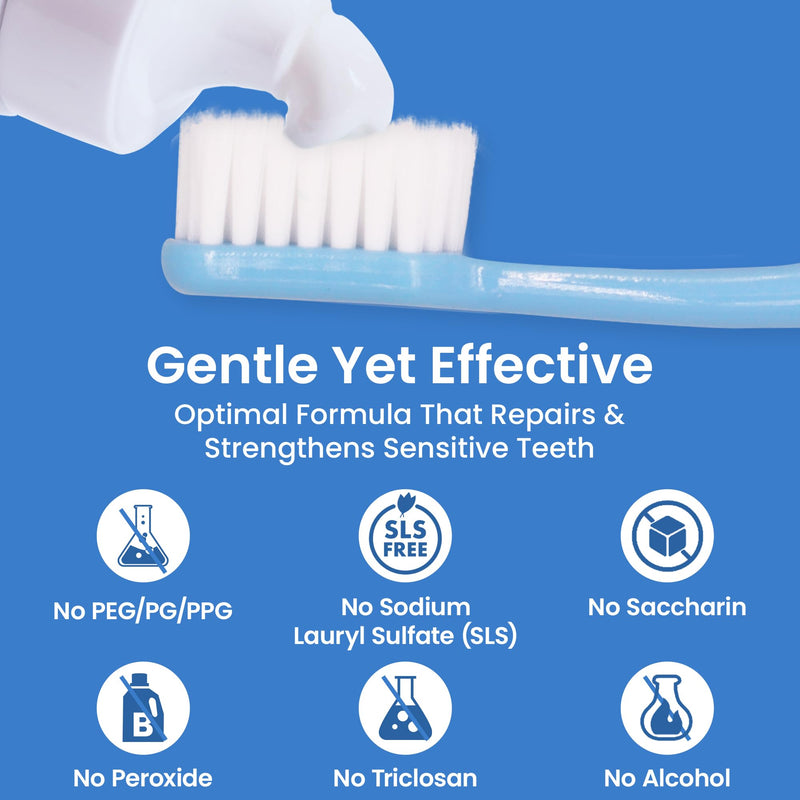 [Australia] - Pearlie White Active Remineralization Fluoride Free Toothpaste - 3.8oz/110gm - Hydroxyapatite Toothpaste for Tooth Enamel Repair - Contains Xylitol - Helps Remove Stains - 1 Pack 3.8 Ounce (Pack of 1) 