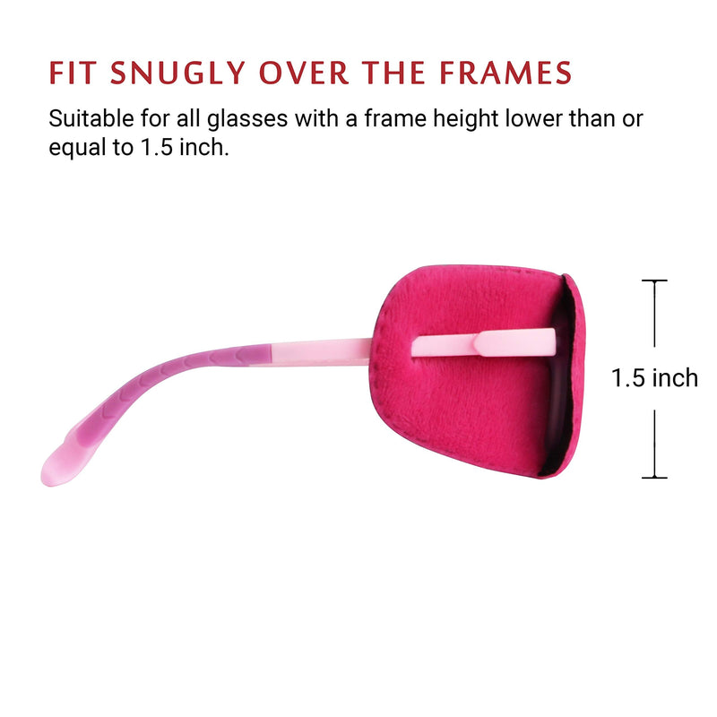 [Australia] - Astropic 2Pcs Eye Patches for Kids | Girls Eye Patch for Glasses | Medical Eye Patches for Children with Lazy Eye | Amblyopia Eye Patch for Toddlers to Cover Either Eye (Pink Flower & Blue Icecream) Pink Flower & Blue Icecream 
