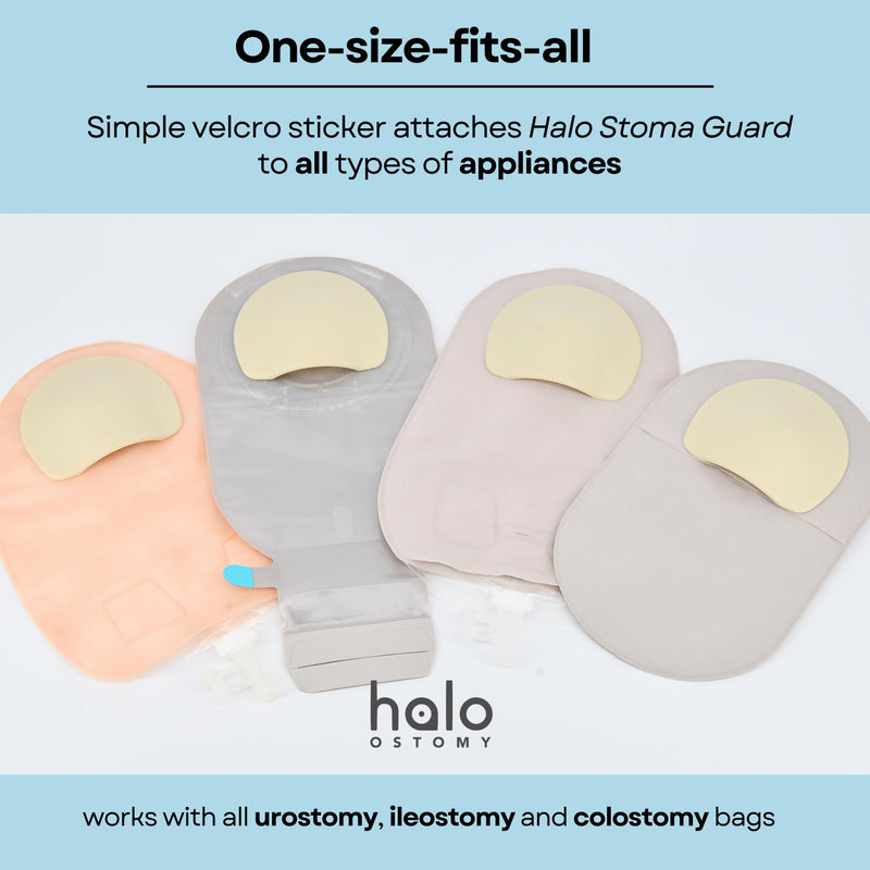 [Australia] - Stoma Guard Security Shield | Compatible With Ostomy Bags, Colostomy Bag Covers for women and men | 60 Single-Use Stickers Included 