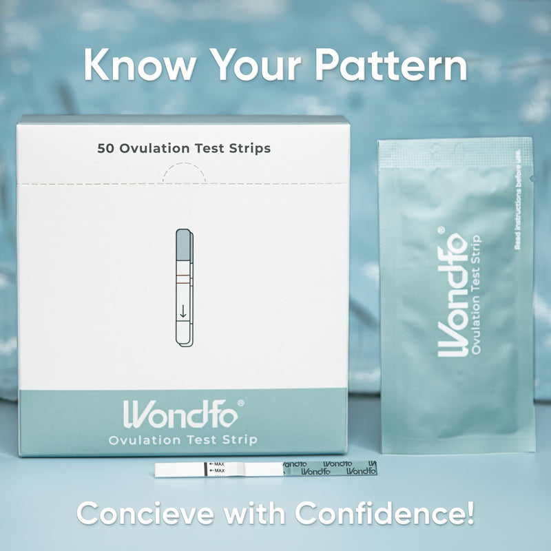 [Australia] - Wondfo Ovulation Test Strips - Women Fertility Tracking and Pregnancy Planning with Cycle-Detecting LH Surge - Highly Sensitive and Fast Result at Home Kit (50 Count) 