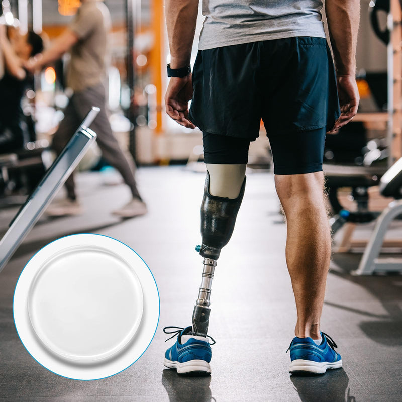 [Australia] - Geiserailie 6 Pcs Amputee Pads Prosthetic Liner Patch Prosthetic Leg Pads Prosthesis Liner for Leg Amputee Gifts, Reduce Friction and Skin Irritation (4.5 Inches) 4.5 Inch 