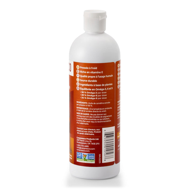 Camelina Oil 500 ml Bottle | Omega 3 Oil Supplement for Equine, Canine and Feline Joint, Coat and Skin Health - PawsPlanet Australia