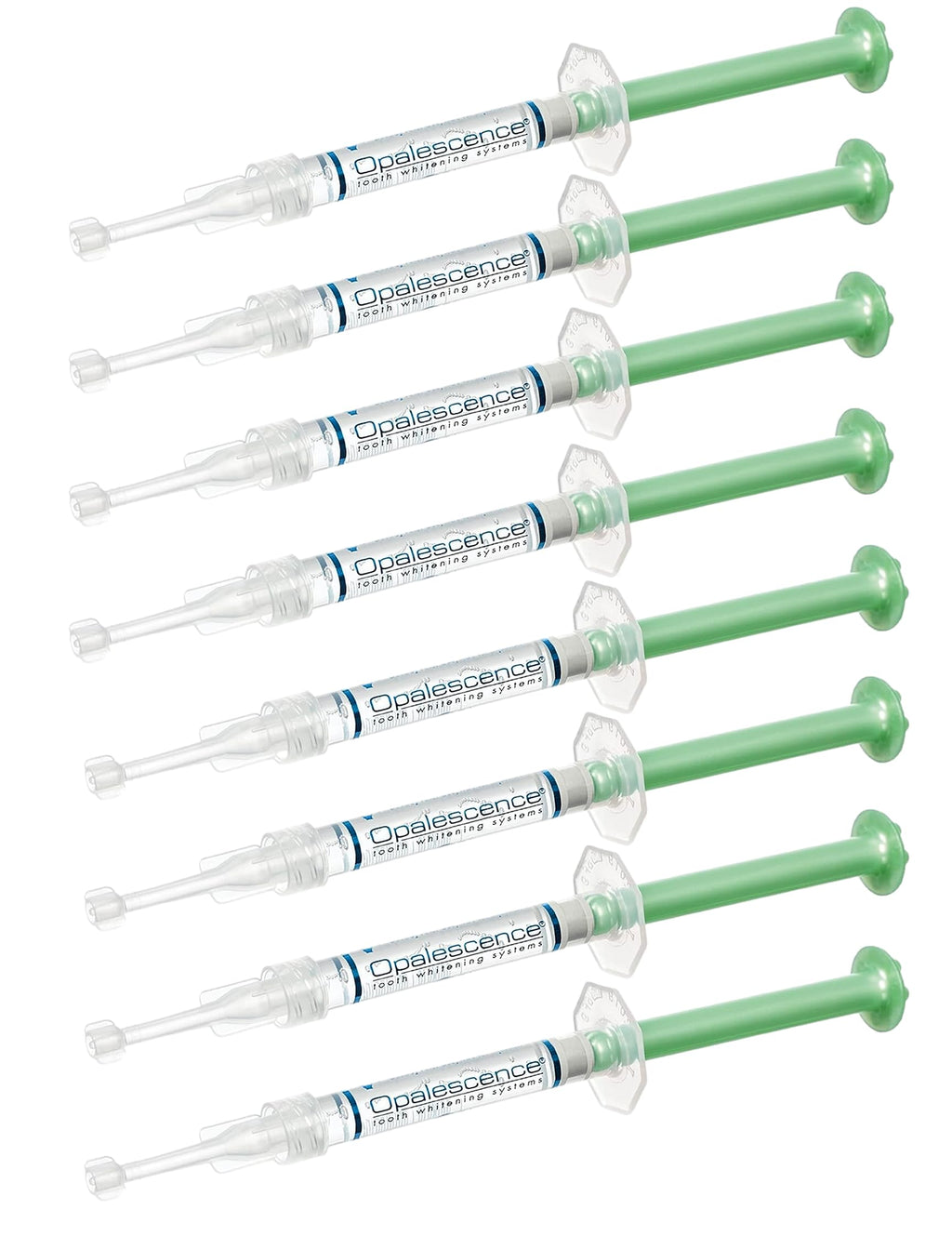 Opalescence 20% Gel Syringes Teeth Whitening - Refill Kit (8 Syringes) Carbamide Peroxide, Fluoride. Made by Ultradent, in Mint Flavor. Tooth Whitening - 5196-4 Opalescence 0.04 Fl Oz (Pack of 8)