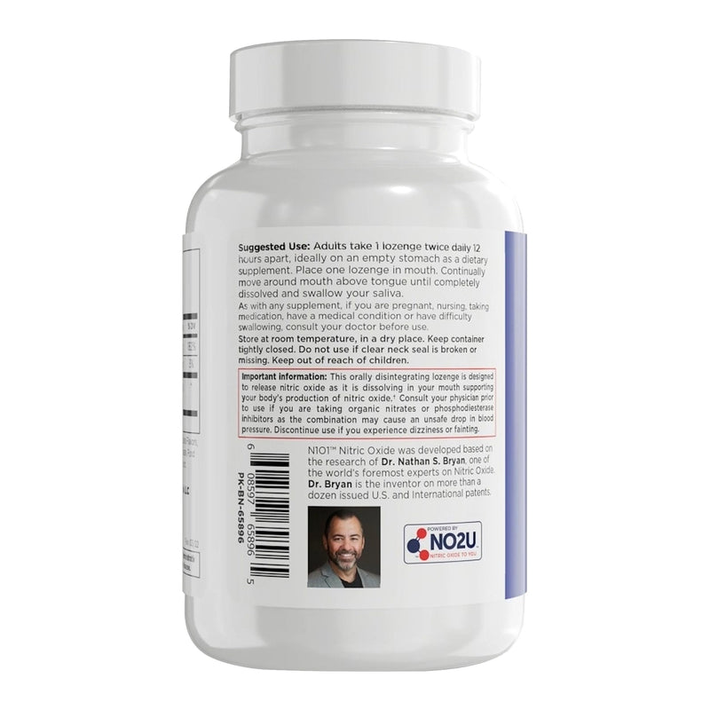 [Australia] - Nitric Oxide Lozenges - 60 Count - Nitric Oxide Supplement for Heart Health, Circulation, Energy, Blood Flow, Oxygenation, Healthy Blood Pressure, Cardiovascular Support for Men & Women 60 Count (Pack of 1) 