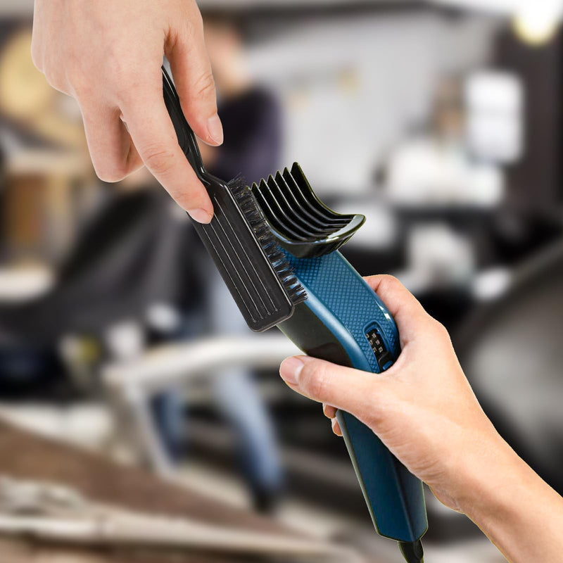 [Australia] - ZEAYEA 50 Pcs Blade Clipper Cleaning Brush, Barber Blade Cleaning Brush, Hair Styling Nylon Brush Tool for Trimmer Cleaning Clipper Manicure Salon Haircut, Barbers Supplies, Black 