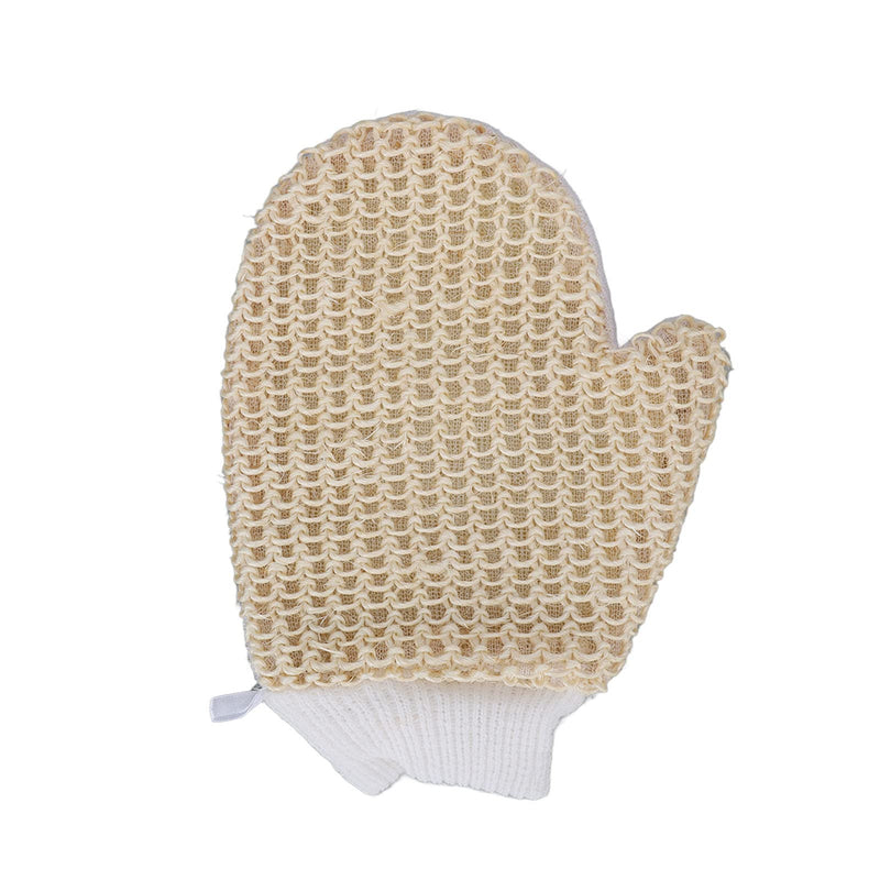 [Australia] - Sisal Bath Glove Body Exfoliating Glove Portable Soft Exfoliating Bath Glove for Daily Travel Use 