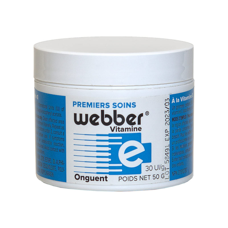 Webber Natural First Aid Ointment, Protects and Provides Fast Healing with Vitamin E to Fight Scars from Cesarean and Cuts, Burns from Tattoos, Wrinkles, Acne and Very Dry Skin