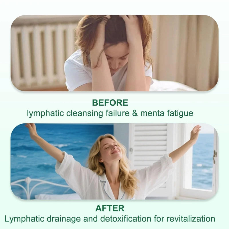 Liposomal Lymphatic Drainage Drops - 30 in 1 Organic Lymphatic Drainage Supplement with Burdock Root, Elderberry, Calendula, Cleavers Herb, Dandelion Supports Lymphatic Health, Vegan,Non-GMO, 60ml