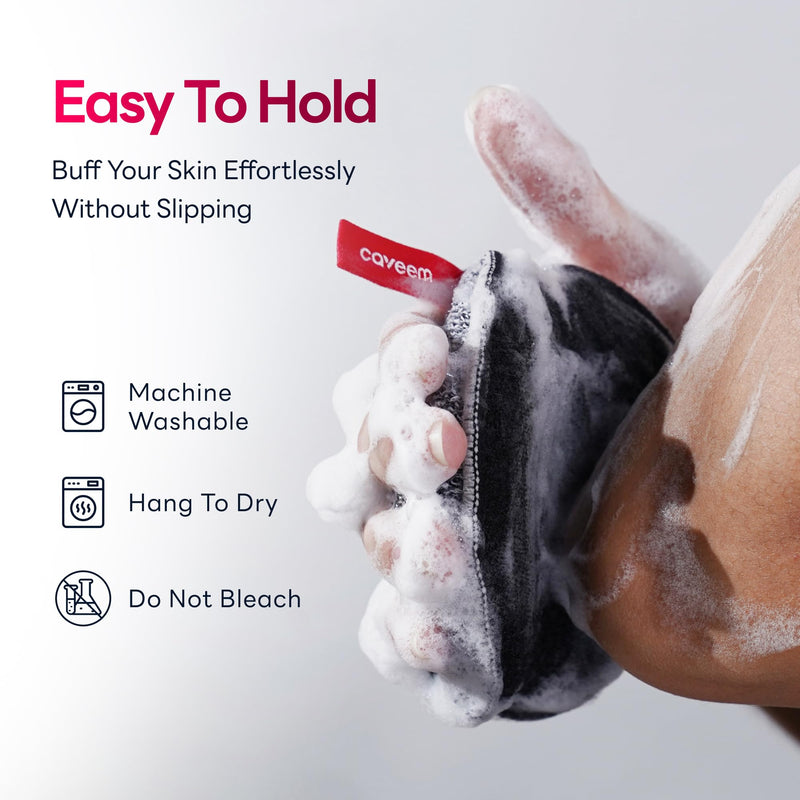 [Australia] - Exfoliating Body Scrubber, Bath and Body Scrub Buffer, Body Exfoliator for Remove Dead Skin, Gentle and Rough Lightweight Sponge for Shower (2 Pack) Round and Dual-Sided Exfoliation 