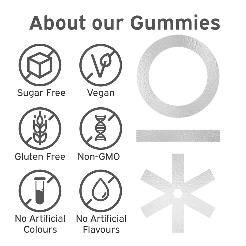 Nutriburst - TrueRadiance Collagen Support Gummies for Healthy Hair, Skin & Nails - Biotin (100µg), Hyaluronic Acid (50mg), Vitamin A (400µg) + Vitamin C (80mg) - 60 Gummies 1 Month Supply 60 Count (Pack of 1) Collagen Booster
