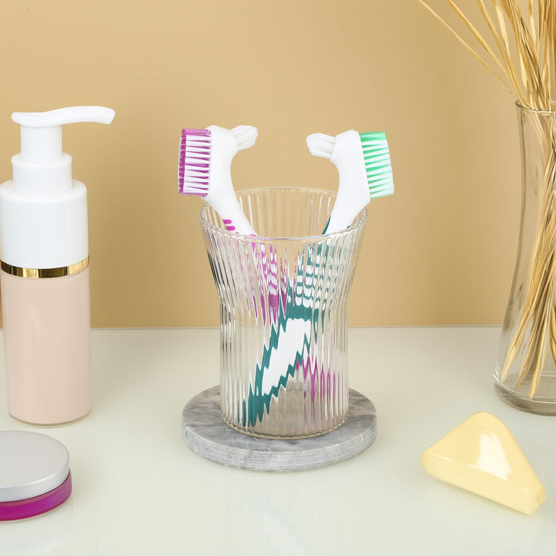 [Australia] - COMNICO denture brushes, 2-piece denture cleaning brush, high-quality hygiene denture toothbrushes for denture care, multi-layer soft bristles denture brush for denture care 