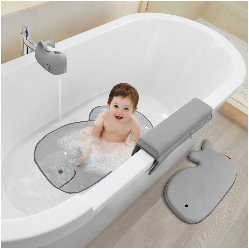 [Australia] - Skip Hop Baby Bath Spout Cover, Universal Fit, Moby, Grey 