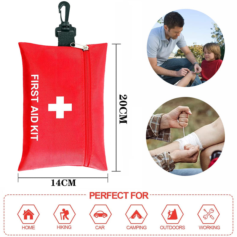 [Australia] - First Aid Kit - 97 Piece - Small Travel First Aid Kit, Ideal for Cars, Schools, Sports, Homes, Travel, Camping, Hiking style one 