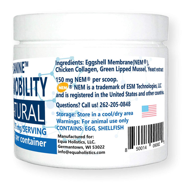 HealthyFlex Canine™ Joint + Mobility Dietary Supplement for Dogs, Natural Eggshell Membrane NEM Formula 120 Servings - PawsPlanet Australia