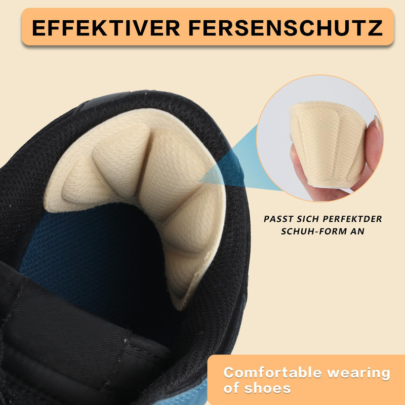 [Australia] - 6 pairs of heel pads for shoes that are too big & 20 anti-slip heel pads, wear-resistant, self-adhesive heel cushions, heel pads for shoes, shoe inserts for shoes that are too big, shoe reducers, heel protectors 