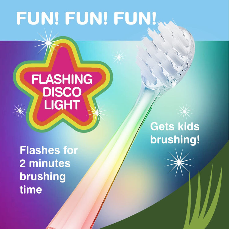 [Australia] - brush-baby WildOnes Kids Electric Rechargeable Toothbrush TIGER, 1 Handle, 3 Brush Heads, USB Charging Cable, for Ages 0-10 (Tiger) 