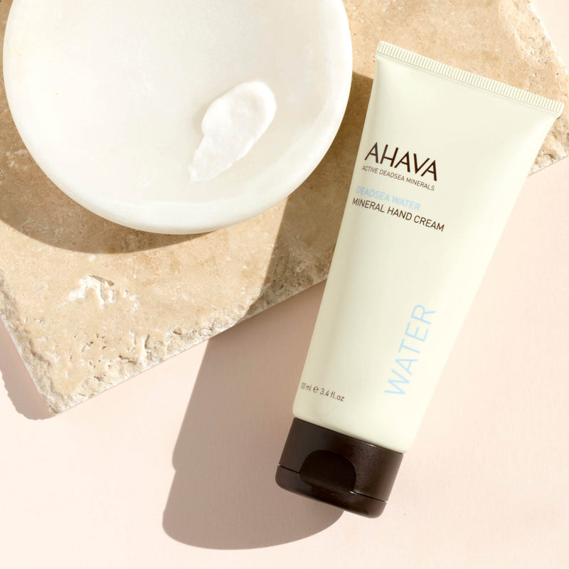 [Australia] - AHAVA Dead Sea Water Mineral Hand Cream - Hand Moisturizer For Dry Cracked Hands, Light & Fast Absorbing, Enriched with Exclusive blend Osmoter, Smoothing Witch Hazel & Soothing Allantoin Original 3.4 Fl Oz (Pack of 1) 