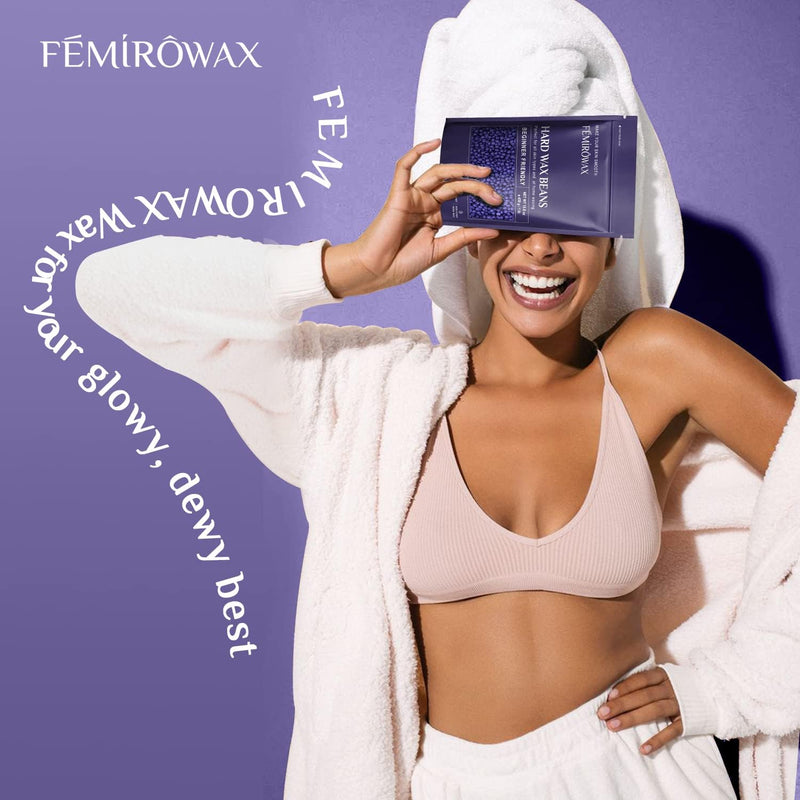 [Australia] - Wax Beads, 1lb Hard Wax Beans for Hair Removal Sensitive Skin with Lavender Formula Waxing Beads for Full Body Brazilian Bikini Face Eyebrow at Home Wax Refill for Women Men Purple-Lavender 