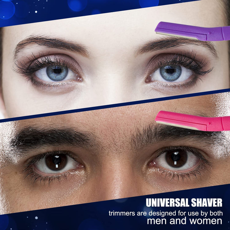 [Australia] - Eyebrow Face Razor - Eyebrow Hair Trimmer and Shaver with Protective Cover Dermaplaning Razor Tool for Women 6-count 