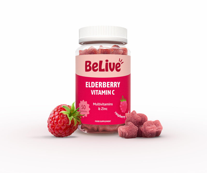 Elderberry Gummies with Vitamin C, Propolis - Sambucus Immune Support, Raspberry Flavored (60 Count) 60 count (Pack of 1)