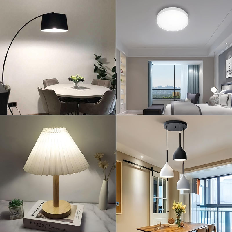 [Australia] - 3 Way LED Light Bulbs 50 100 150W Equivalent, Daylight White 5000K 3 Way Light Bulbs, A19 Three Way Light Bulbs,E26 Base 3-Way Light Bulbs for Reading,Living Room-2 Pack 2 Pack 