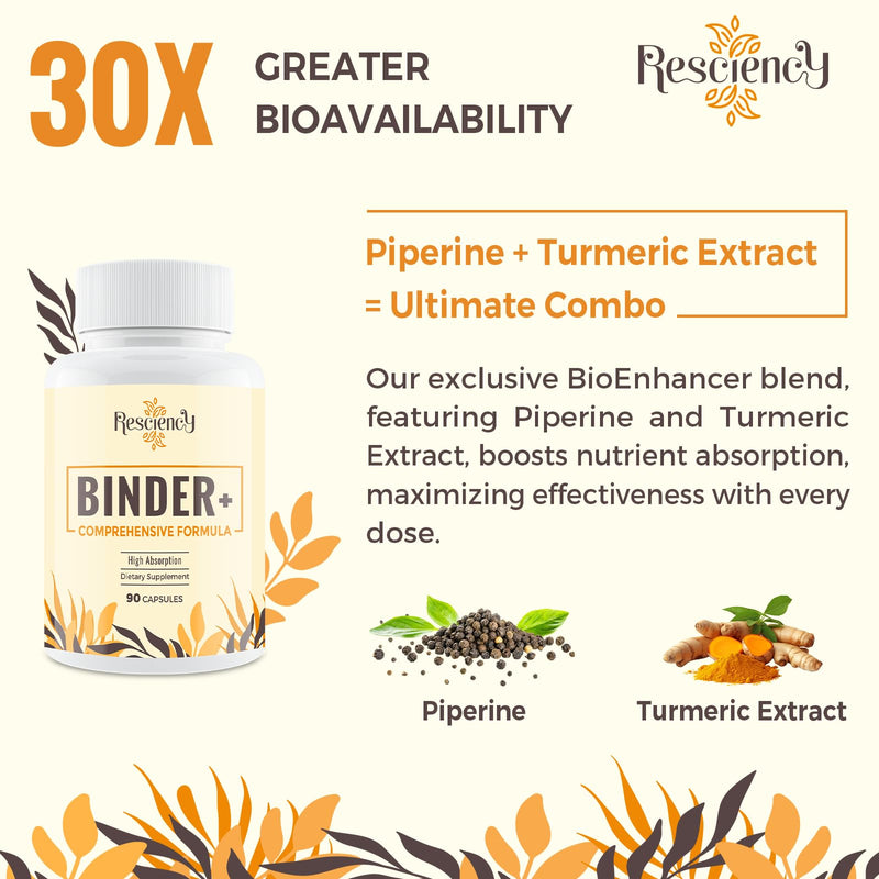 [Australia] - Detox Binder Supplement ‚Äì Activated Charcoal, Zeolite, Bentonite Clay, Milk Thistle, Proprietary Blends - Liver & Gut, Max Absorption, 90 Vegan Capsules 90 Count (Pack of 1) 