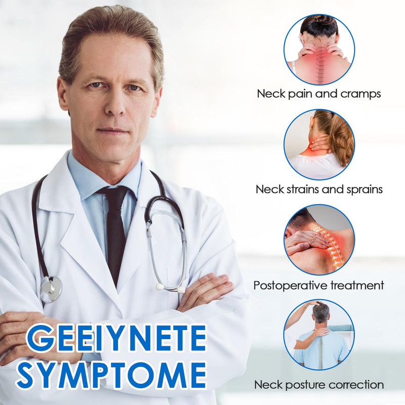 [Australia] - Neck support made of soft foam, cervico-correct neck brace, neck stretcher to relieve pressure on the cervical spine, sleeping, human neck brace for vertebral alignment and stabilization, neck pain 