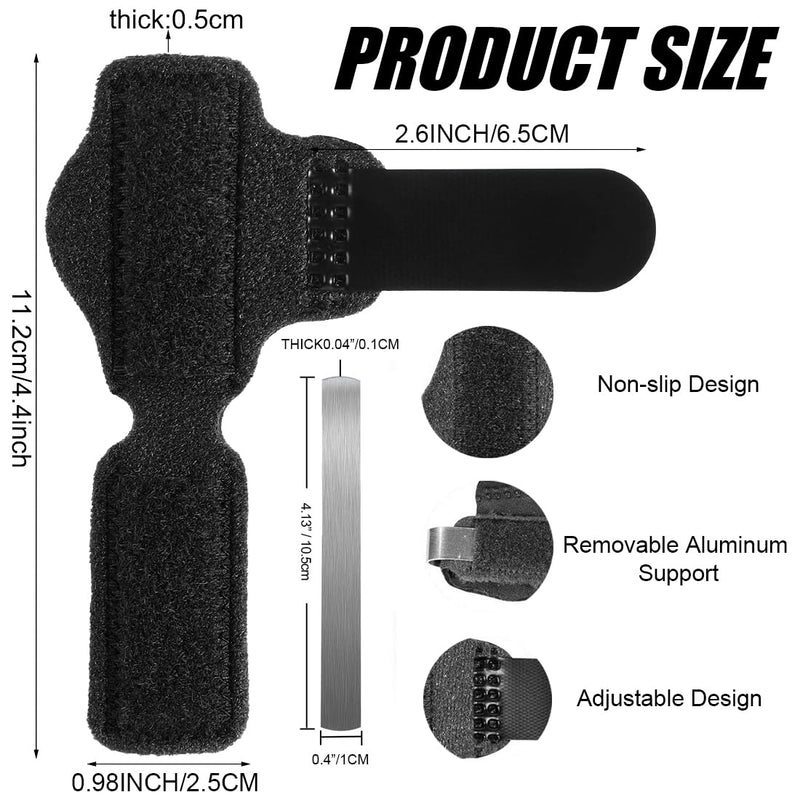 [Australia] - Toe Splint of Broken Toe Toe Straightener Toe Straightener for Aligning and Supporting Toes for Hammer Toes Bent Toes 2Pcs 