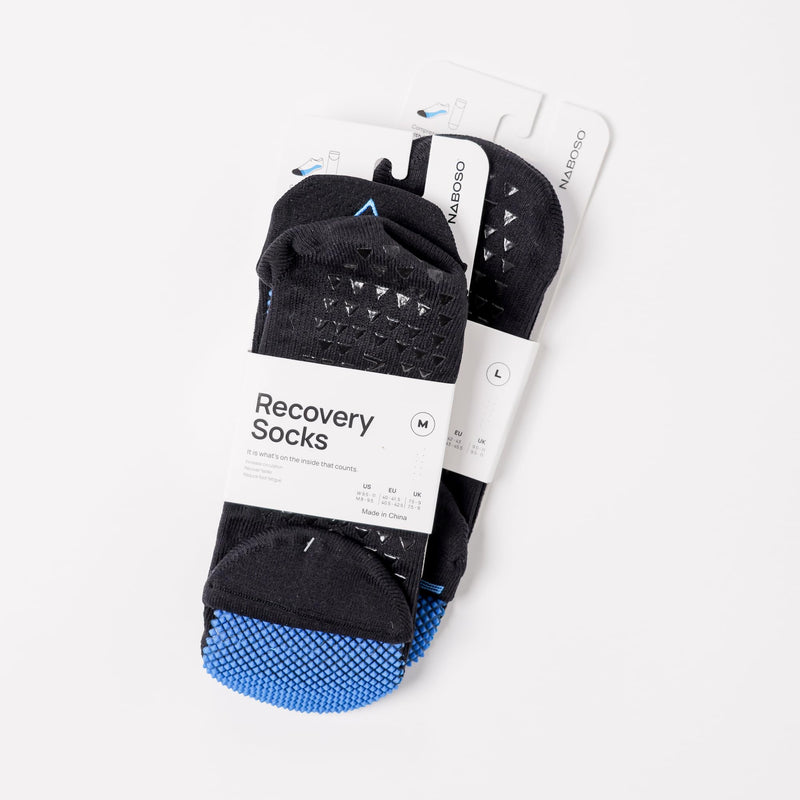 NABOSO Textured Grip Socks | Neuro-Stimulating Massage Socks for Recovery, Pain Relief & Better Balance Small