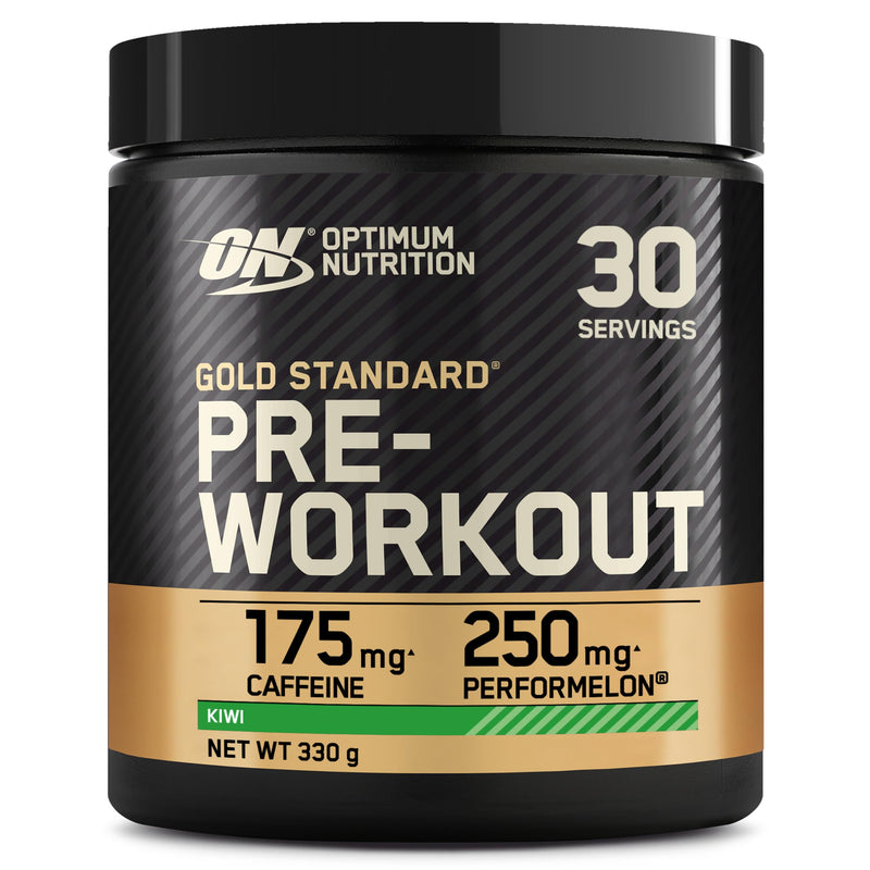 [Australia] - Optimum Nutrition Gold Standard Pre Workout Powder, dietary supplement with creatine monohydrate, beta alanine, caffeine and vitamin B complex, kiwi flavor, 30 servings, 330 g 