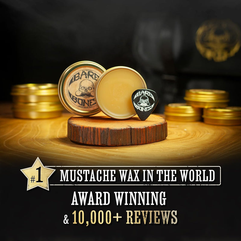 [Australia] - Mustache Wax (Bare Bones) Bare Bones 
