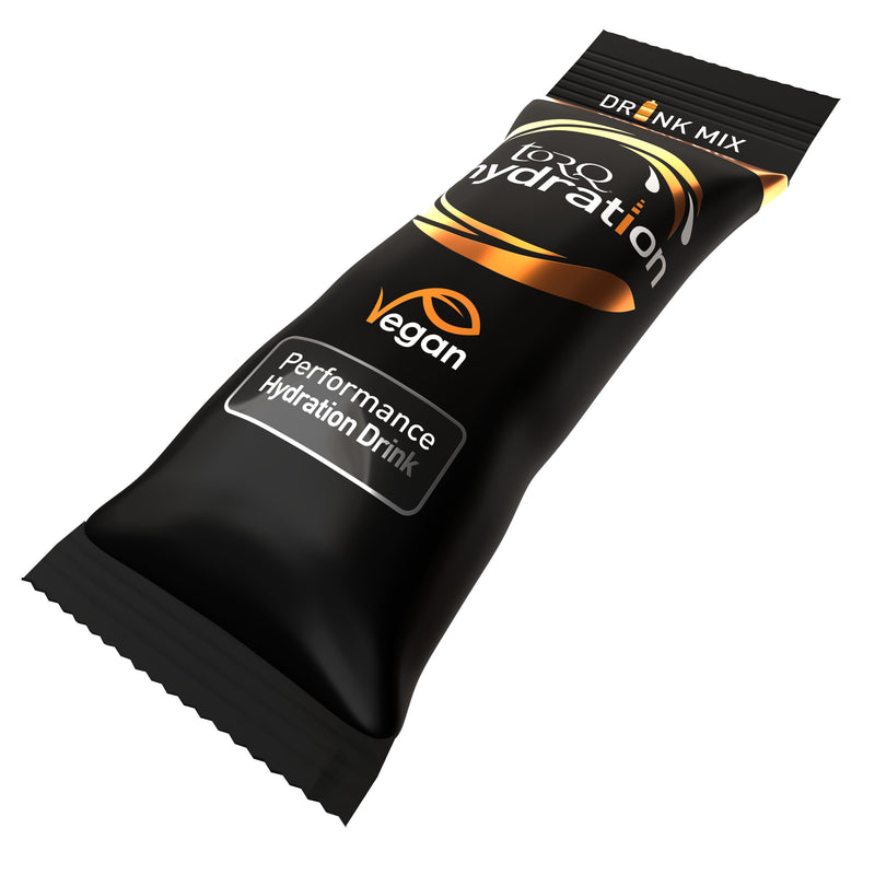 Torq Hydration - Tangerine - Rapid Rehydration Electrolytes Powder Hypotonic Profile Running, Cycling, Sports Hydration Drink - Single Serve - Box of 15