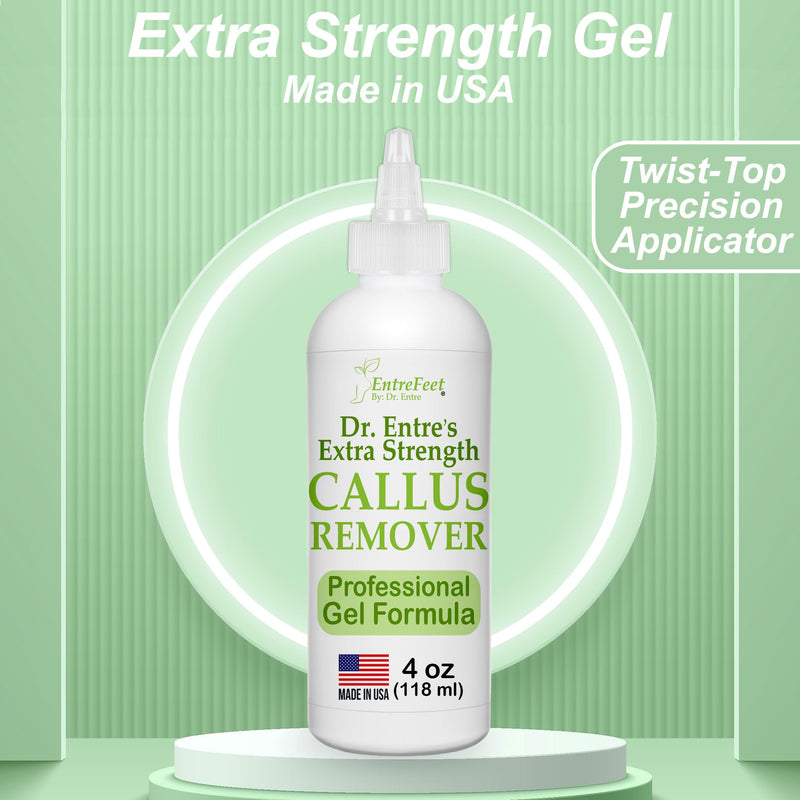 [Australia] - Dr. Entre's Callus Remover Gel: Extra Strength Callus Remover for Feet, Foot Callus Remover, Foot Care, Pedicure Tools Supplies, Dead Skin Remover, 4 oz 